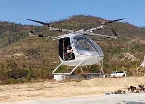 水曼金山電動VTOL旅客ドローン 1人乗り超軽量航空機 都市型エアモビリティ 20分バッテリー寿命 36km/h - Product Image 4