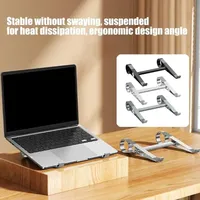 Support pour ordinateur portable en aluminium, support pour ordinateur portable, support pour Macbook Air 13, iPad Pro, Dell, HP, Lenovo, Xiaomi, tablette