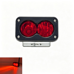 ไฟสปอร์ตไลท์ LED คู่ขนาด 3 นิ้ว สำหรับรถ Ridstar Q20 E-Bike ATV รถออฟโรด ไฟขับขี่สว่างพิเศษ สีขาวแดง - Product Image 4