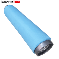 Tuyau flexible insonorisant en nanofibres, isolé en feuille d'aluminium, pour ventilateur d'extraction de serre de culture, ventilation silencieuse