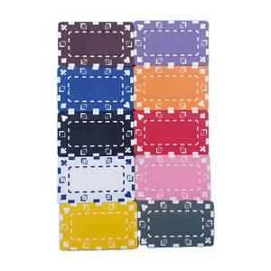 ชิปคาสิโน ABS คุณภาพสูง หลายสี แบบกำหนดเอง 21 จุด สำหรับเท็กซัส โฮลเอ็ม บาคาร่า แบล็คแจ็ค พร้อมถาดสี่เหลี่ยมพิมพ์โลโก้ตามสั่ง - Product Image 3