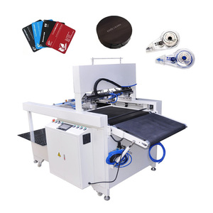 Machine de sérigraphie semi-automatique à plat en carton pour sac en plastique non tissé bannière en tissu lit plat - Product Image 1