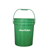 Seau en plastique PP de qualité alimentaire 4L-1, bidons industriels pour peinture, imprimés sur mesure pour le revêtement au latex et l'emballage de la mastic de construction