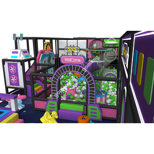 Equipo <span class=keywords><strong>de</strong></span> Juegos Interior Seguro para Centros Comerciales y Jardines <span class=keywords><strong>de</strong></span> Infancia, Personalizado, con Tobogán, Estructura para Escalar, <span class=keywords><strong>Piscina</strong></span> <span class=keywords><strong>de</strong></span> Pelotas y Trampolín - Product Image 3
