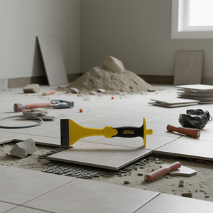 Ciseau à carrelage Stanley Fatmax 1 pouce de large pour la découpe et le retrait de carrelage - Product Image 3