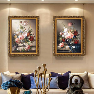 <span class=keywords><strong>Peinture</strong></span> classique européenne encadrée pulvérisation d'huile simulée tenture murale décorative pour salon Restaurant entrée maison Art mural - Product Image 5