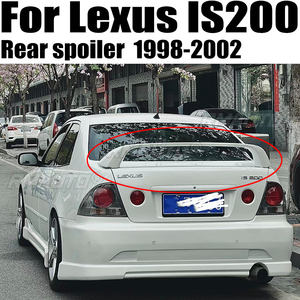 Alerón Trasero de Fibra de Carbono Real FRP Negro Brillante de Alta Calidad Estilo GT para Lexus IS200 Altezza 1998 1999 2000 2001 2002 - Product Image 1