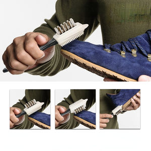 Brosse de nettoyage 3-en-1 portable pour chaussures en nubuck et daim, gomme à effacer pour cuir et daim - Product Image 4