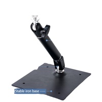Support mural universel pliable et télescopique en fer noir pour projecteur – Offre spéciale, économique et pratique pour la maison et le bureau