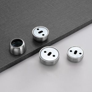 Stainless Steel Ball Flange Seat 11 Mm Bolt Hole Polished For Clothes Hangers Towel Racks Round Tubes - Product Image 2