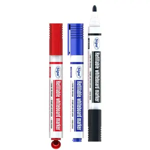 Lange Vat Zuinig Traditionele Vorm Sharpe Kleur Volledig Uitwisbare Navulbare Whiteboard Marker