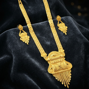 Wholesale Fashion 14K 18K 24K Micro Gold Flower <b>Long</b> <b>Necklaces</b> Brass Jewelry Set for Women's Wedding Occasion - Product Image 1