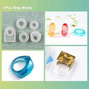 30 Khuôn Trang Sức Bằng Nhựa Bộ Khuôn Silicon Khuôn Trang Trí Vòng Tay Mặt Dây Chuyền Tự Làm Khuôn Dụng Cụ Làm Bánh Bằng Nhựa Đúc - Product Image 4