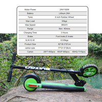 One Stop Solution Elektro Roller CE 6in Rueda Batería de litio 2AH Bicicleta eléctrica plegable Scooter para niños de 6 a 12 años