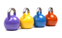 En gros Haute Qualité Couleur Kettlebells de Compétition En Acier
