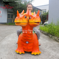 Modèle de dinosaure animatronique de haute qualité Kid Car Ride