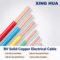 Fil électrique BV en cuivre massif sans oxygène, isolé PVC, ignifuge, vente en gros directe usine Chine