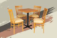 Table 24 pièces pour restaurant, vente en gros