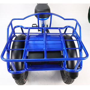 Triciclo de Caza con Llantas Gruesas de 20 Pulgadas, Triciclo Eléctrico de 3 Ruedas con Motor Dual de 48V 500W - Product Image 3
