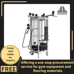Precio al por mayor Pin de tubo de acero grueso Selección de carga Popular Equipo de gimnasio multifunción Cable Jungle 4 estaciones Máquina de fitness - Product Image 2