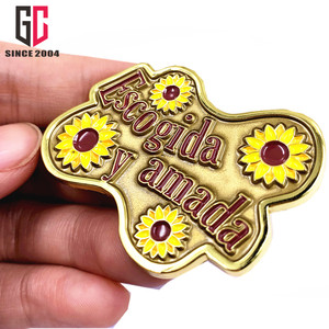 Fabriek Groothandel Custom Pathfinder Logo Metal Sjaals Ringen Etiket Pin Moeder En Kinderen Familie Badge - Product Image 6