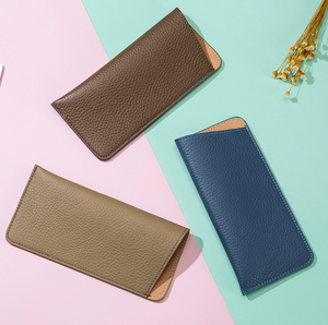 Estuche de Gafas de Sol de Cuero Genuino, Suave y Portátil, para Hombre y Mujer, de Alta Gama - Product Image 3