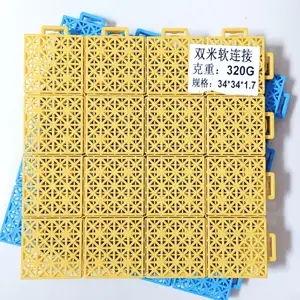 Wholesale factory pp tiles volleyball tennis badminton basketball court outdoor sports gym flooring Green