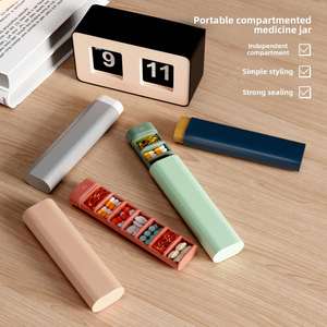 กล่องเก็บยาพกพาแบบพลาสติกใหม่ 7 วัน พร้อมช่องแบ่งบรรจุ 7 วัน - Product Image 2