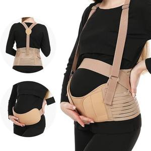 Ceinture de Soutien Abdominal et Lombaire Double avec Bretelles Réglables Noire M-XXL – Nouvelle Ceinture Spéciale de Soin Abdominal pour Femmes Enceintes - Product Image 6