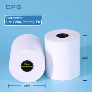 Papier thermique de haute qualité sans BPA pour rouleaux de caisse enregistreuse ATM/POS 80x80mm 57x40mm - Product Image 4