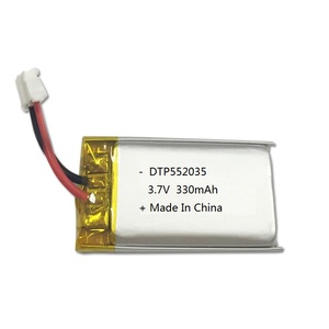 3.7V 330mah עופרת סוללה גרוטאות נטענת DTP552035 מצב מוצק סוללה - Product Image 5