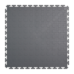Dalles de sol en PVC bon marché d'usine 50*50*6mm, tapis de sol en vinyle plastique pour atelier, <span class=keywords><strong>garage</strong></span>, entrepôt, salle d'exposition, usage intensif - Product Image 1