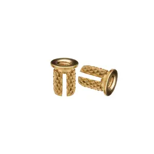 Customizable Eight-Shaped Knurled Brass Threaded Inserts Non-Standard Copper Lock Hex Nuts