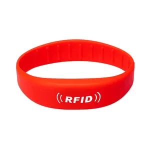 Customized 13.56Mhz Waterproof MIFARE Classic EV1 1K Fitness Rfid Wristband