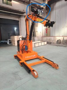 Mini-grue électrique rotative bibo, grue hydraulique portable de petite taille pour le chargement en entrepôt - Product Image 3