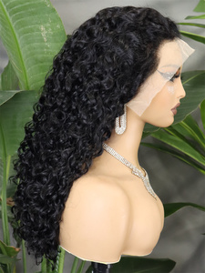350% Human Hair <b>Wigs</b> Natural Black Water Wave Lace Front <b>Wigs</b> 12-22inch 13x4 Transparent Lace Frontal Hair <b>Wig</b> - Product Image 5
