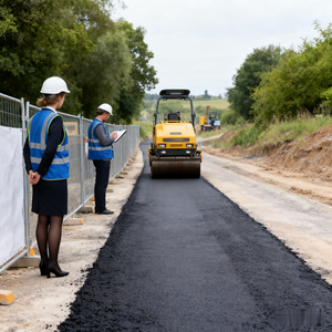 Rouleau de route 1 tonne Rouleau de pneu pour compacteur de routes Double tambour - Product Image 2