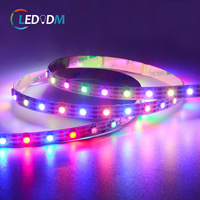 5V Magic RGB LED Şerit Işık 60 144 Akıllı Programlanabilir Adreslenebilir Sk6812 Piksel IP67 Wi-Fi için