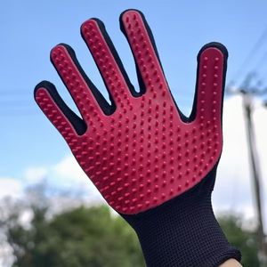 ถุงมือสำหรับสัตว์เลี้ยงแมวพร้อมเล็บซิลิโคนสำหรับแมวขนยาว เครื่องมืออาบน้ำและกำจัดขน - Product Image 1