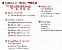 100% Baru FOTEK Taiwan NT-2022487296-RVLE-RS MT-48 Pengontrol Suhu Cerdas Industri 90-265V Harga Bagus