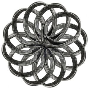 Nouveau cordon plat gris personnalisé pour capuche de sweat-shirt, veste, pantalon et vêtements de sport - Product Image 1