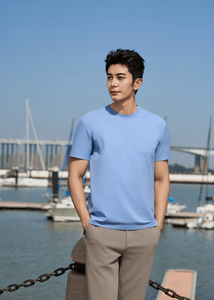 T-shirt unisexe surdimensionné en coton 100% couleur unie, 260 grammes, délavé à l'acide, personnalisable avec logo, idéal pour l'été - Product Image 2