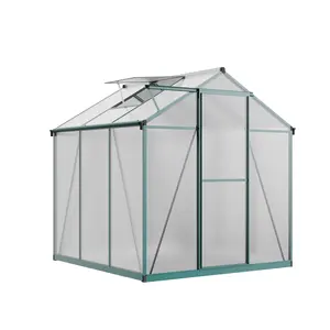 Manufacturer Sale Commercial Aluminium Alloy Modern Outdoor Modular Green House Kit Pc Sheet Small Polycarbonate Greenhouse