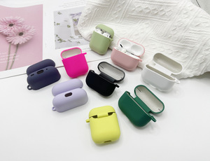 Pour <span class=keywords><strong>airpods</strong></span> étui de protection PC étui pour écouteurs dur silicone intérieur velours <span class=keywords><strong>coque</strong></span> dure pour <span class=keywords><strong>AirPods</strong></span> pro 2 3 - Product Image 5