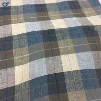 Tissu en lin 100% teint en fil à carreaux Gingham, respirant, écologique, tissé, pour chemises, robes, vêtements, textiles de maison, canapés et articles pour filles