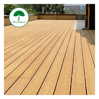 Tarima de WPC para Exteriores, Resistente al Agua, con Superficie con Relieve de Grano de Madera, Colores Personalizables, Venta al Por Mayor Comercial