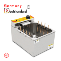 Friteuse commerciale, électrique, pour chiens et frites, appareil chauffant pour nourriture