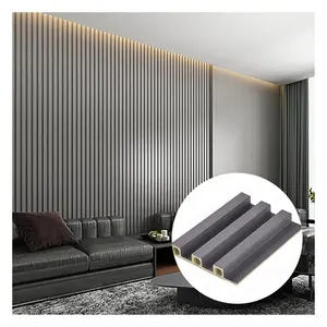 Consmos decorative Fire Retardant Wood Plastic Composite WPC Wall Cladding Panel