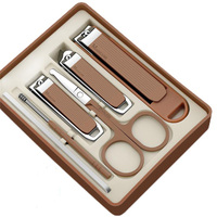 WELLFLYER-Ensemble d'outils de manucure et de pédicure S2 MS-1079 en acier inoxydable, coupe-ongles professionnel en acier inoxydable
