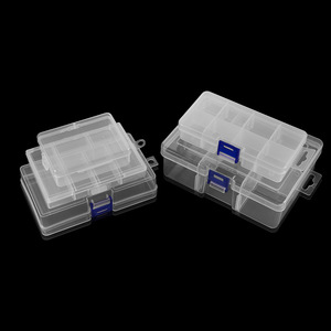 Varias cajas <span class=keywords><strong>de</strong></span> plástico transparentes pequeñas y cuadradas redondas extraíbles <span class=keywords><strong>para</strong></span> accesorios <span class=keywords><strong>de</strong></span> joyería y almacenamiento <span class=keywords><strong>de</strong></span> flores prensadas - Product Image 4